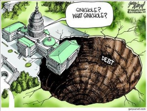 sink hole of debt